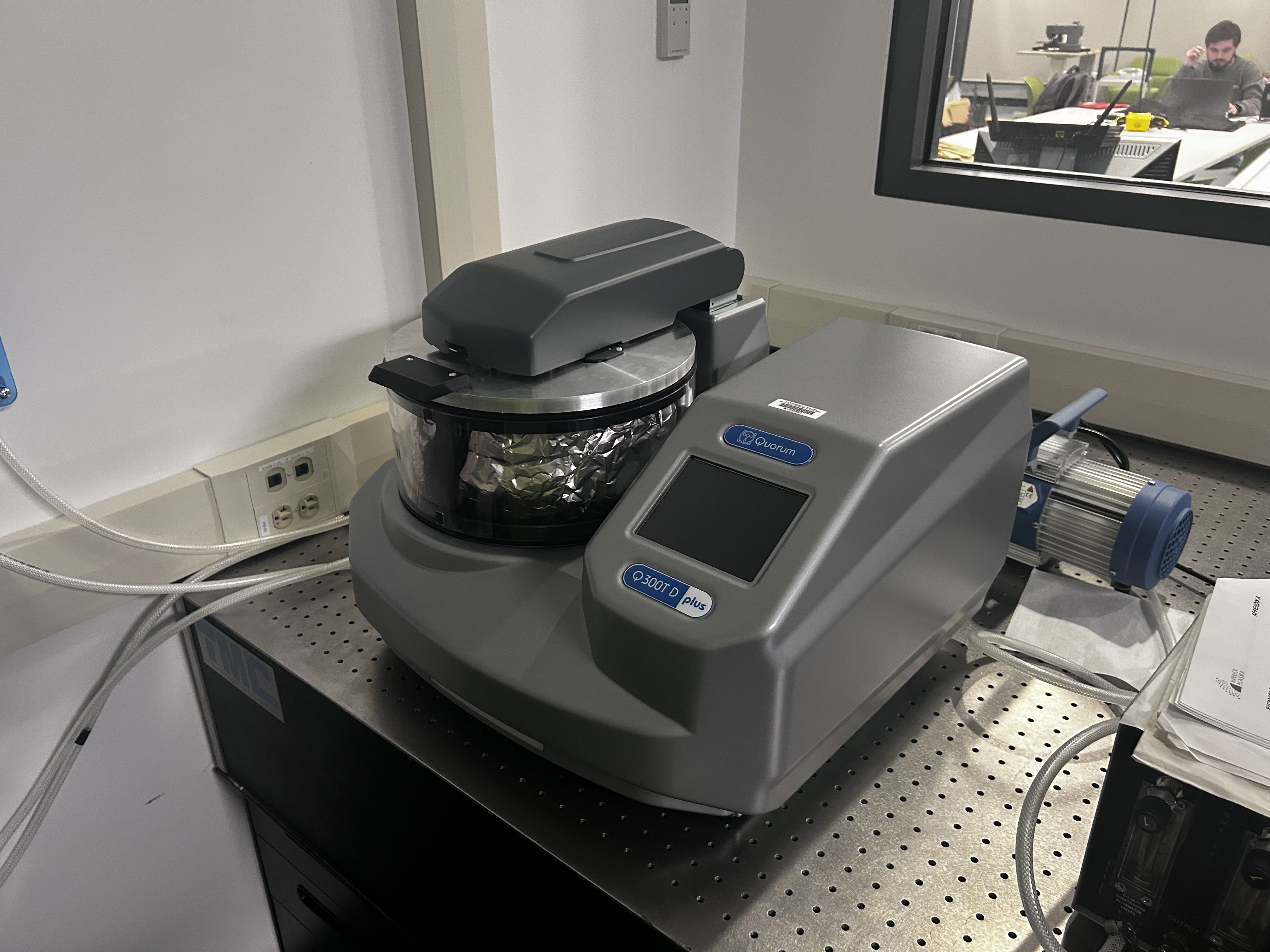 Sputtering machine used for ZnO deposition